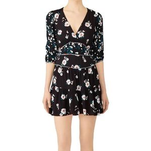 Pre-loved BA&SH Belize floral mini dress size 3